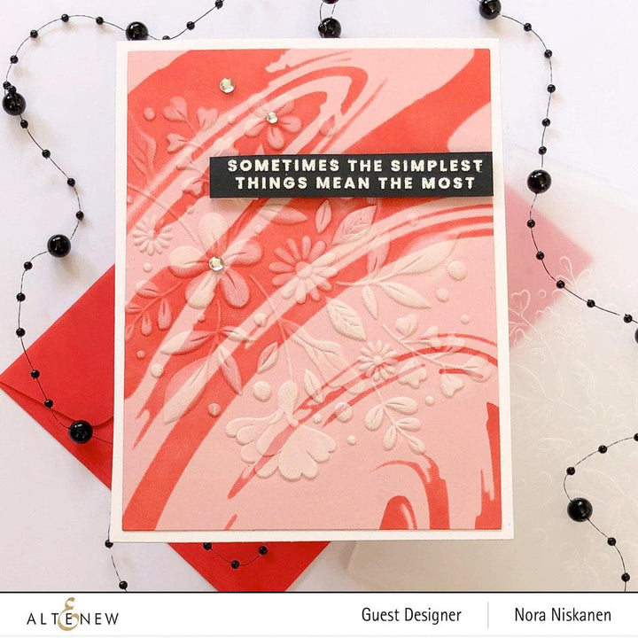 Altenew Craft Your Life Project Kit Craft Your Life Project Kit: Zero-Waste Flowery Pattern