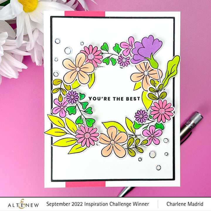 Altenew Craft Your Life Project Kit Craft Your Life Project Kit: Zero-Waste Flowery Pattern