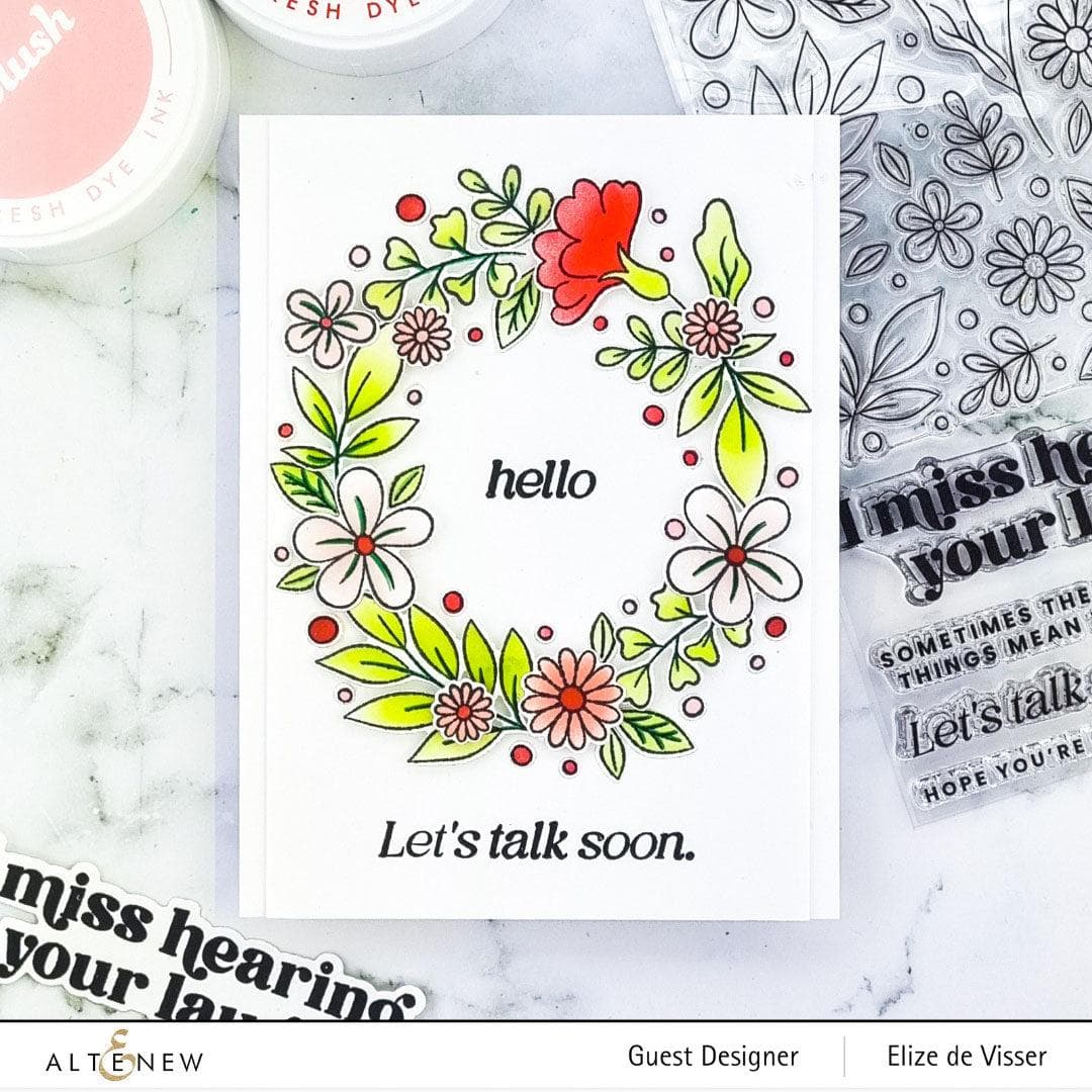 Altenew Craft Your Life Project Kit Craft Your Life Project Kit: Zero-Waste Flowery Pattern