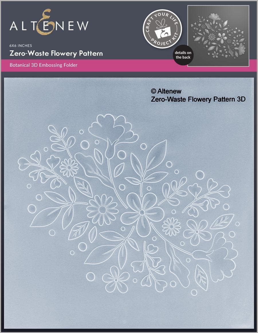 Craft Your Life Project Kit: Zero-Waste Flowery Pattern