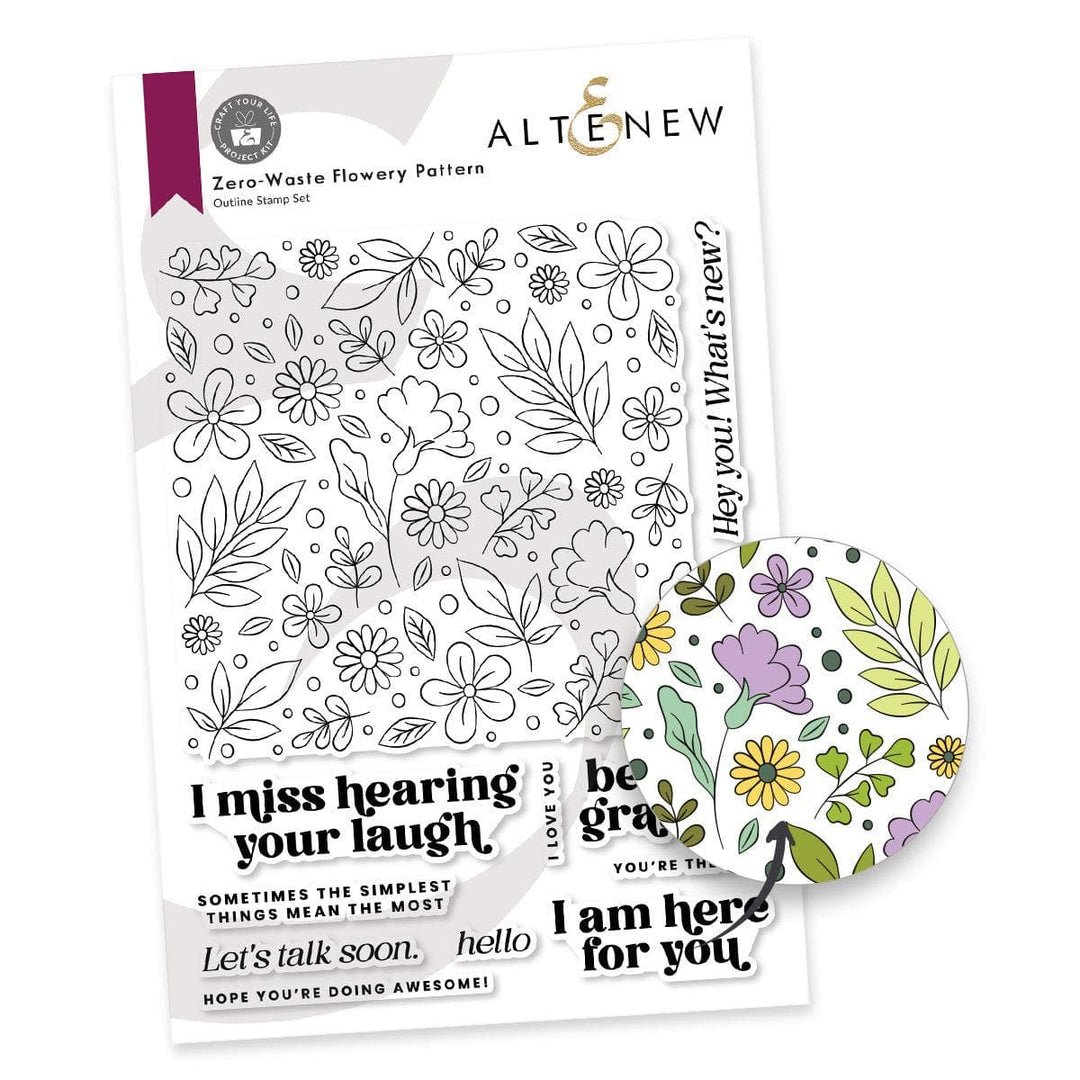 Craft Your Life Project Kit: Zero-Waste Flowery Pattern