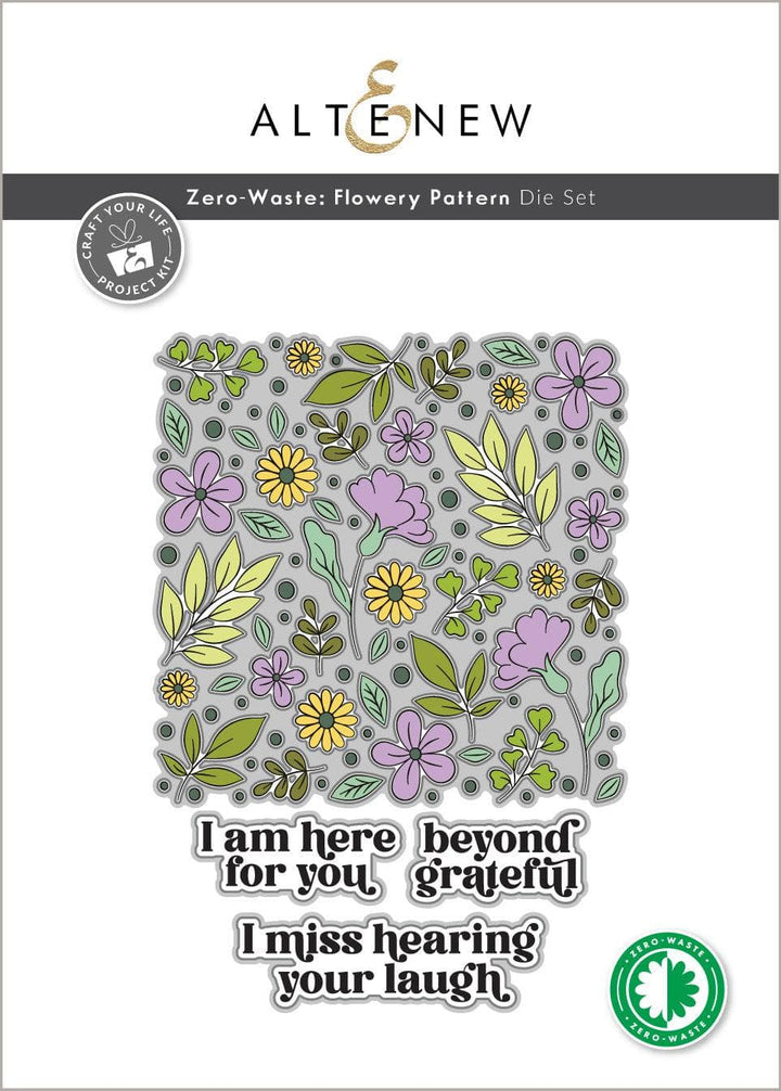 Craft Your Life Project Kit: Zero-Waste Flowery Pattern