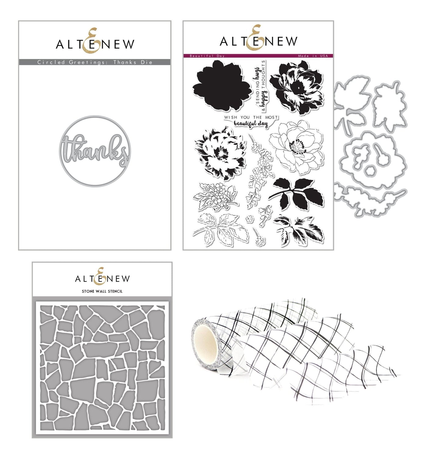 Altenew Creativity Kit Bundle Beautiful Thanks Creativity Cardmaking Kit