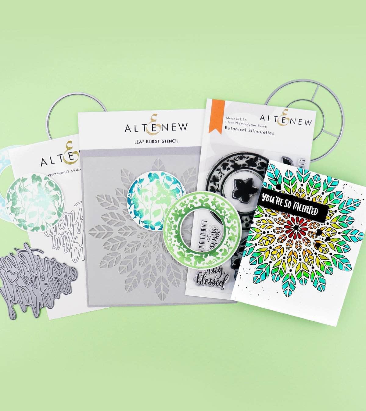 Altenew Creativity Kit Bundle Botanical Burst Creativity Cardmaking Kit
