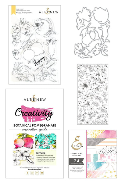Altenew Creativity Kit Bundle Botanical Pomegranate Creativity Cardmaking Kit