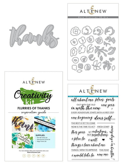 Altenew Creativity Kit Bundle Flurries of Thanks Creativity Cardmaking Kit