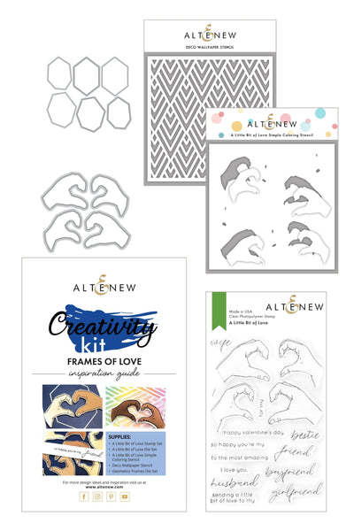 Altenew Creativity Kit Bundle Frames of Love Creativity Cardmaking Kit