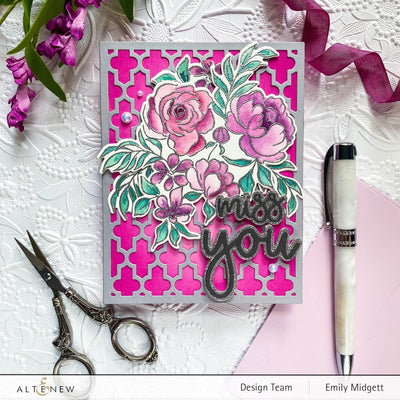 Altenew Creativity Kit Bundle Lacy Roses Creativity Cardmaking Kit