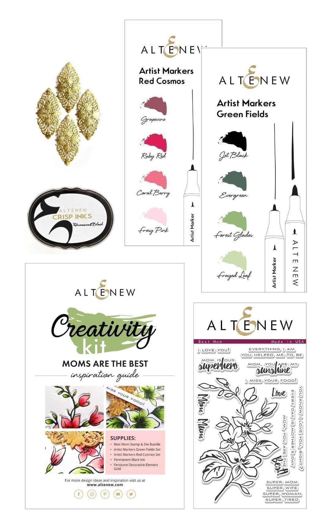 Altenew Creativity Kit Bundle Moms Are The Best Creativity Cardmaking Kit