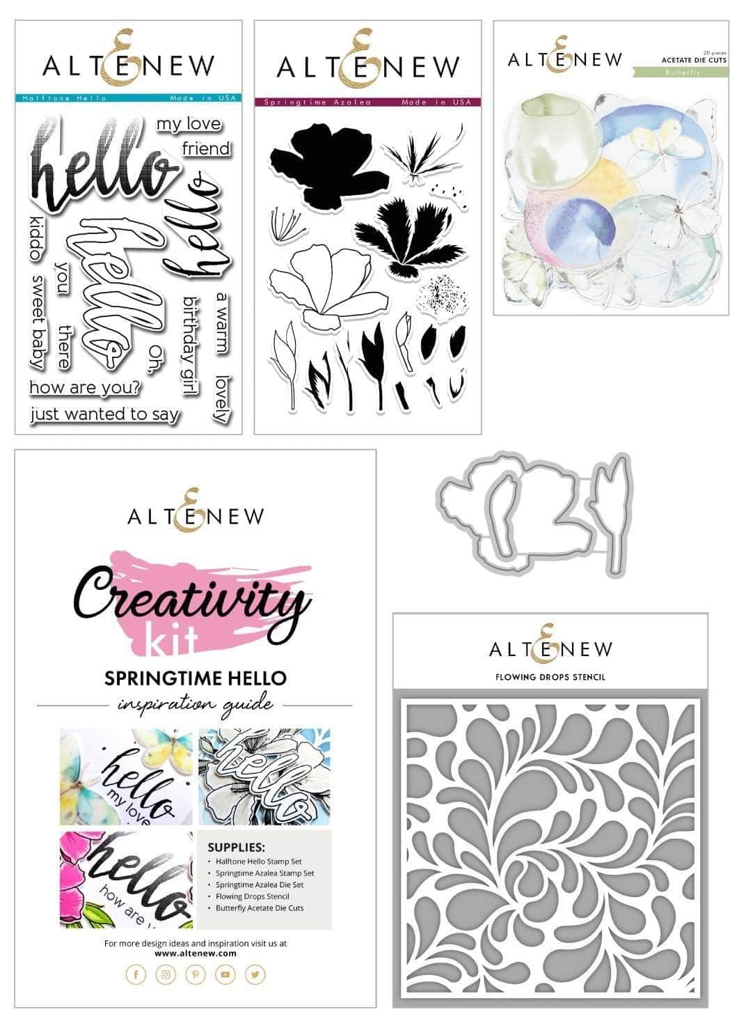 Altenew Creativity Kit Bundle Springtime Hello Creativity Cardmaking Kit