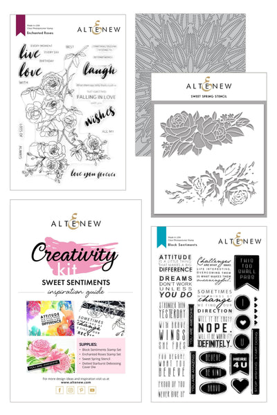 Altenew Creativity Kit Bundle Sweet Sentiments Creativity Cardmaking Kit