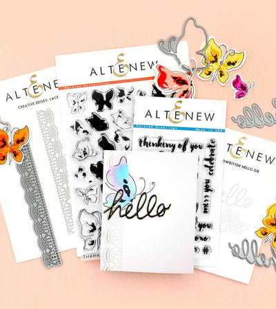 Altenew Creativity Kit Bundle Butterfly Greetings Creativity Cardmaking Kit