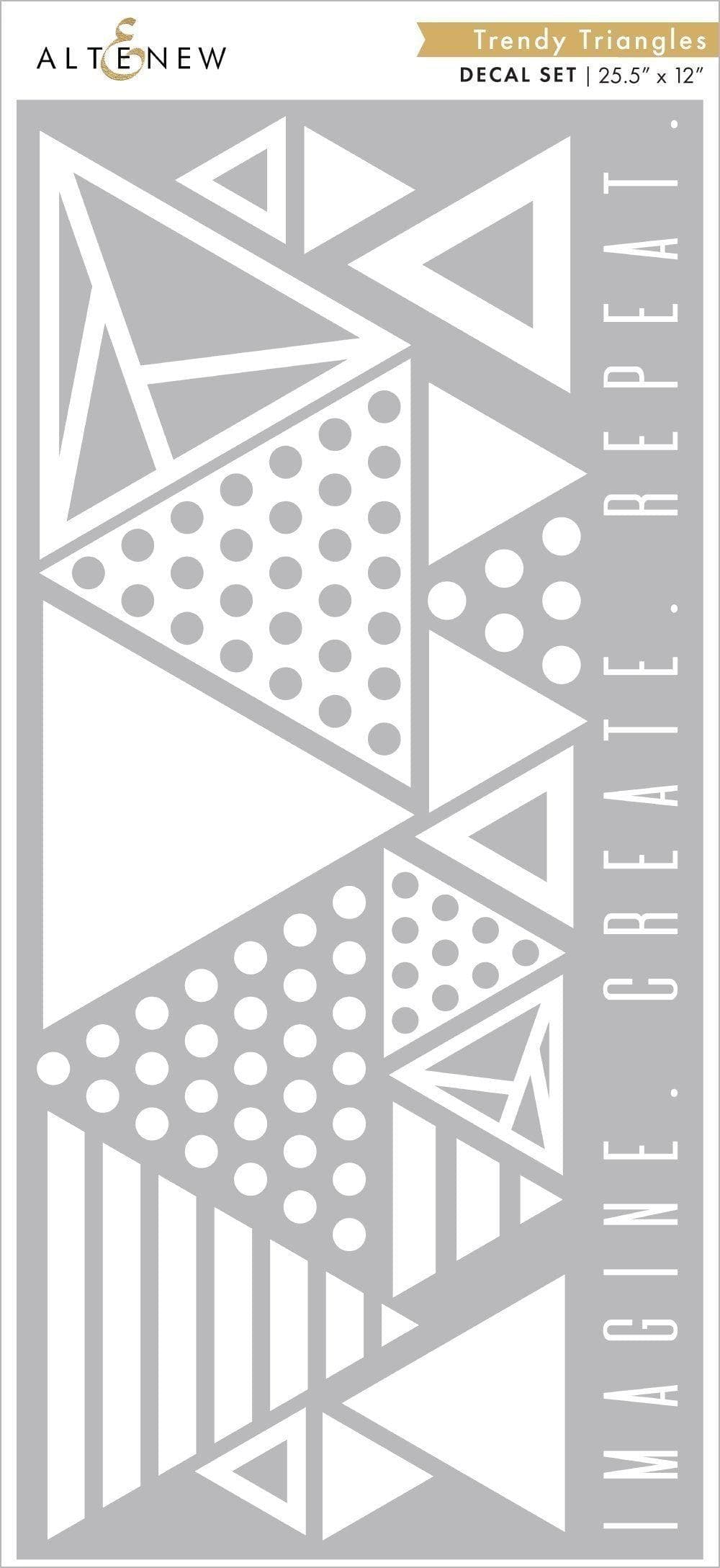 Altenew Decals Trendy Triangles Decal Set