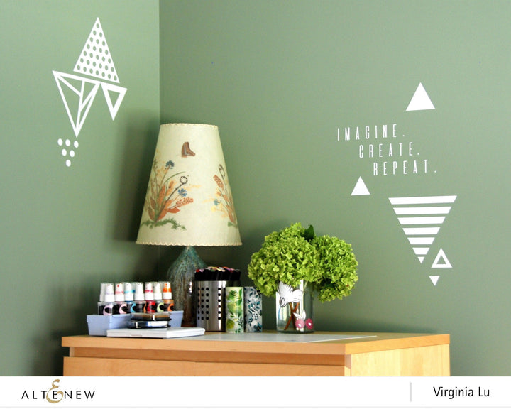 Altenew Decals Trendy Triangles Decal Set
