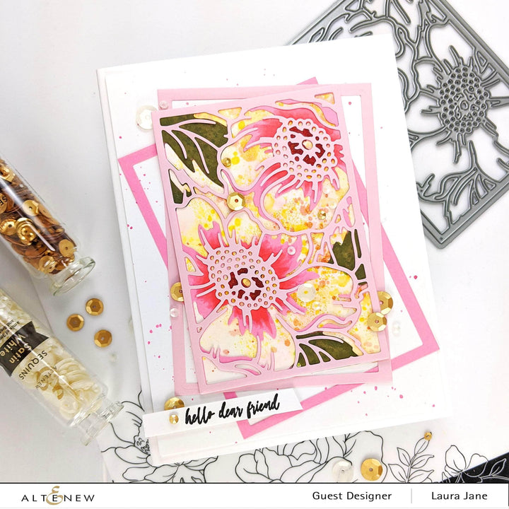 Altenew Die Bundle Dog Rose Panel A & B Die Bundle