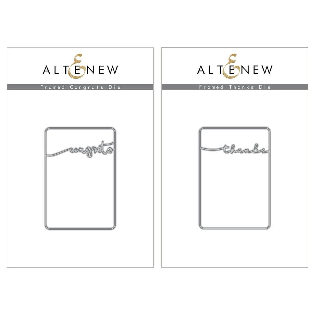 Altenew Die Bundle Framed Thanks & Congrats Die Bundle
