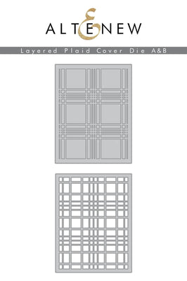 Altenew Die Bundle Layered Plaid Cover Die Bundle
