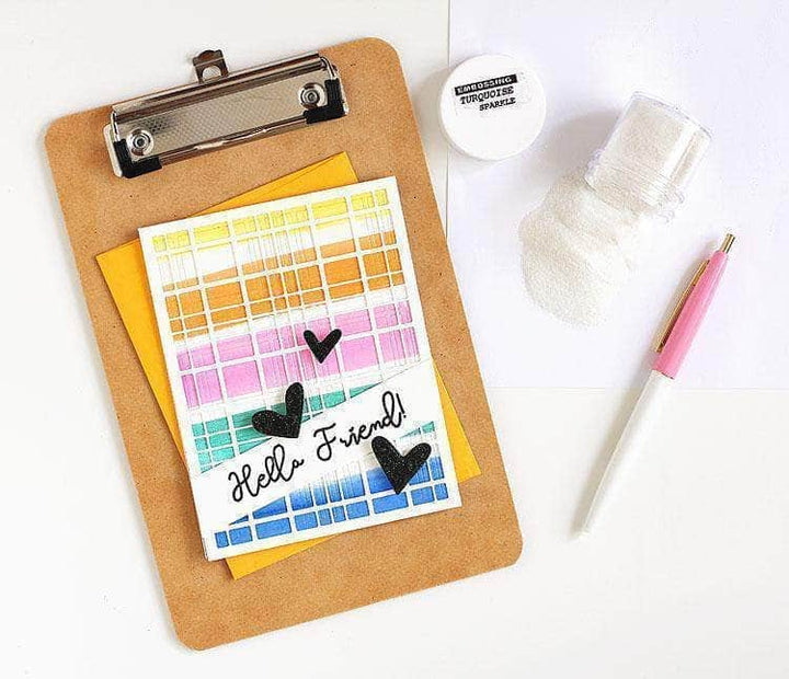 Altenew Die Bundle Layered Plaid Cover Die Bundle