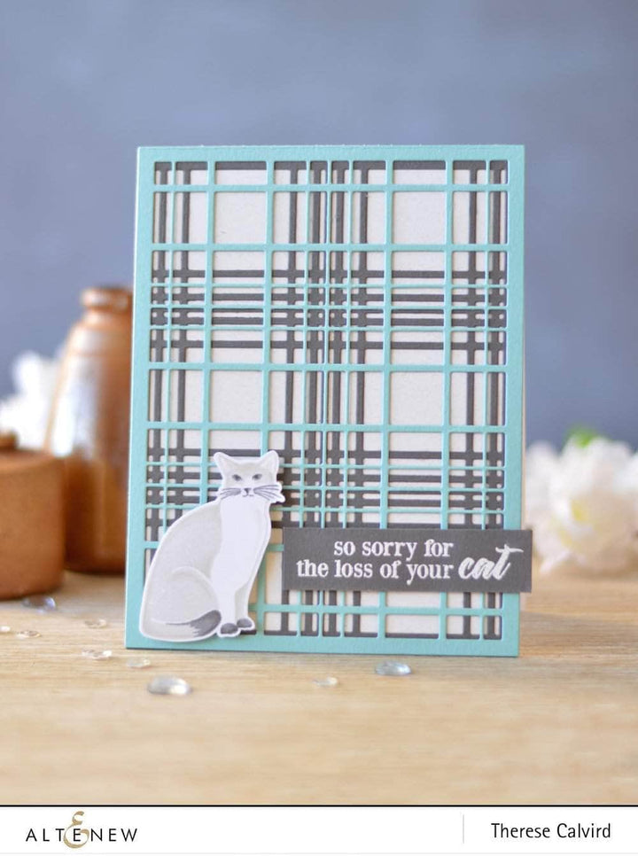 Altenew Die Bundle Layered Plaid Cover Die Bundle