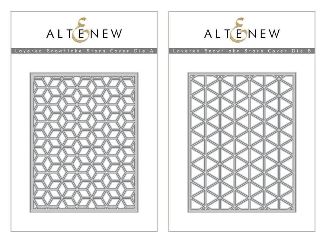 Altenew Die Bundle Layered Snowflake Stars Cover Die A & B Bundle