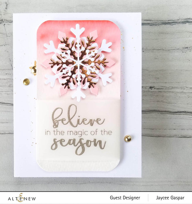 Altenew Die Bundle Layered Snowflake Stars Cover Die A & B Bundle