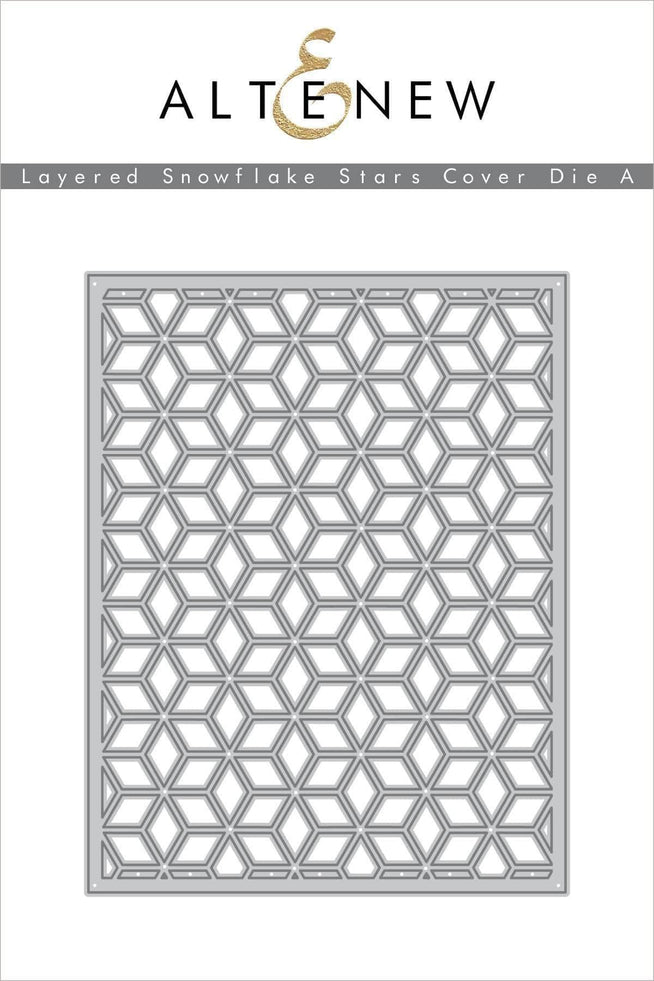 Altenew Die Bundle Layered Snowflake Stars Cover Die A & B Bundle