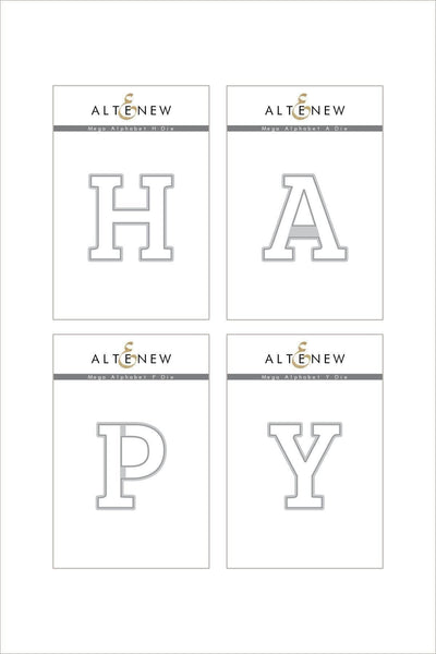 Altenew Die Bundle Mega Alphabet 'Happy' Bundle