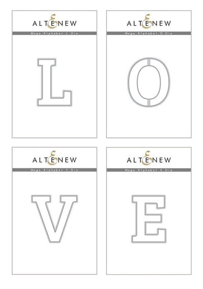 Altenew Die Bundle Mega Alphabet 'Love' Bundle