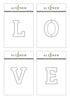 Altenew Die Bundle Mega Alphabet 'Love' Bundle
