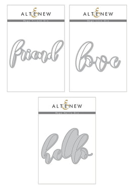 Altenew Die Bundle Mega Words Die Bundle