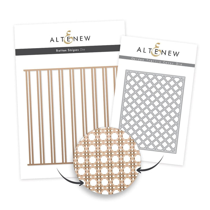 Altenew Die Bundle Rattan Stripes & Garden Trellis Cover Die Bundle