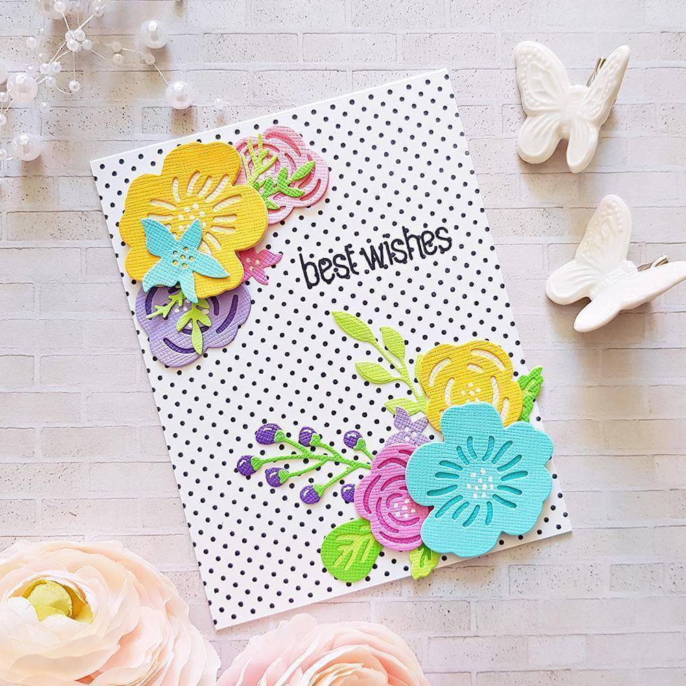 Altenew Plenty of Peace stand-alone die bundle featuring intricate floral and geometric die cuts for crafting projects.