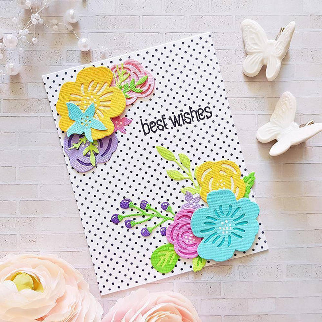 Altenew Plenty of Peace stand-alone die bundle featuring intricate floral and geometric die cuts for crafting projects.