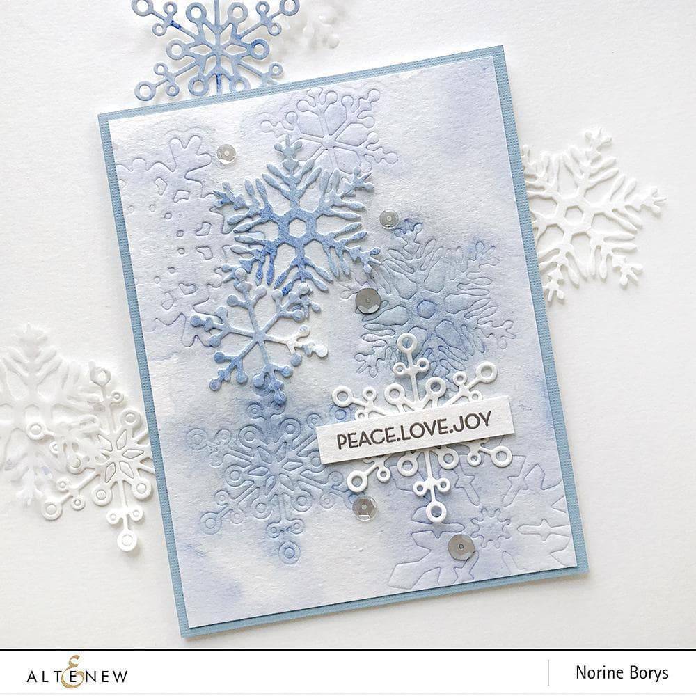 Altenew Plenty of Peace stand-alone die bundle with intricate floral and leaf designs for paper crafting projects.