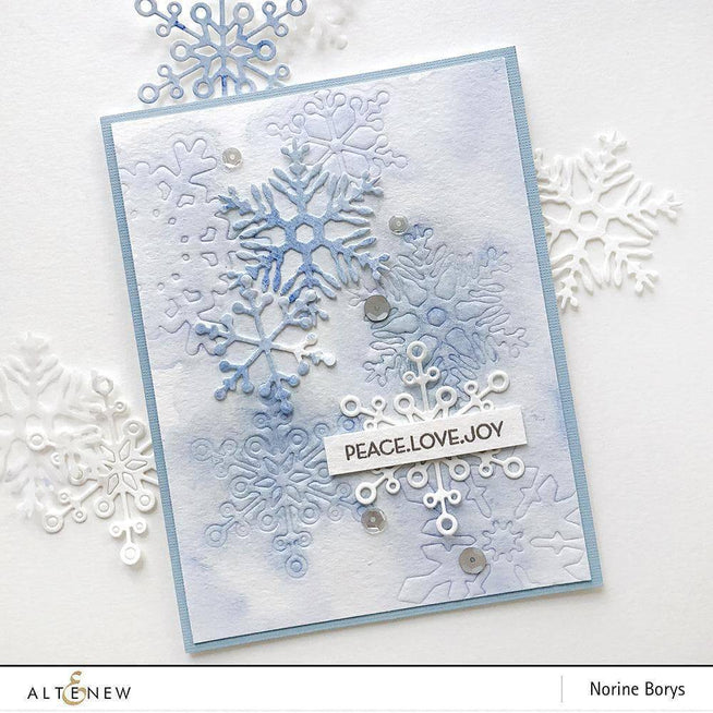 Altenew Plenty of Peace stand-alone die bundle with intricate floral and leaf designs for paper crafting projects.