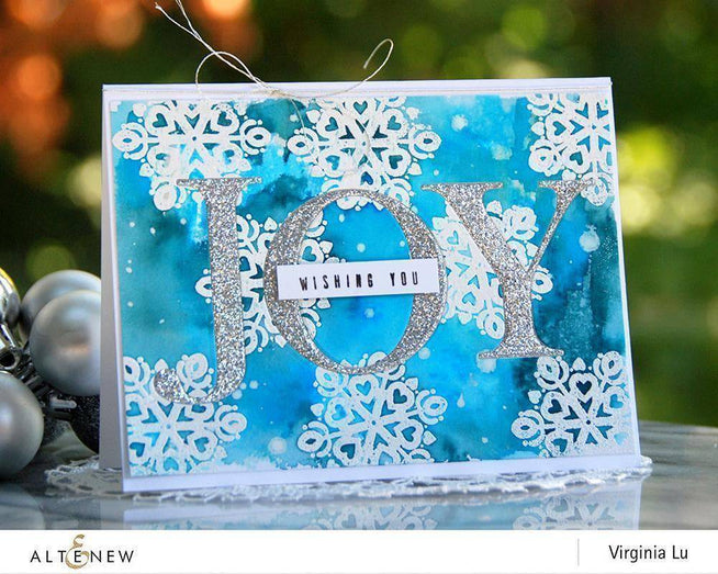 Altenew Plenty of Peace stand-alone die bundle with intricate floral and geometric die cuts for crafting projects.