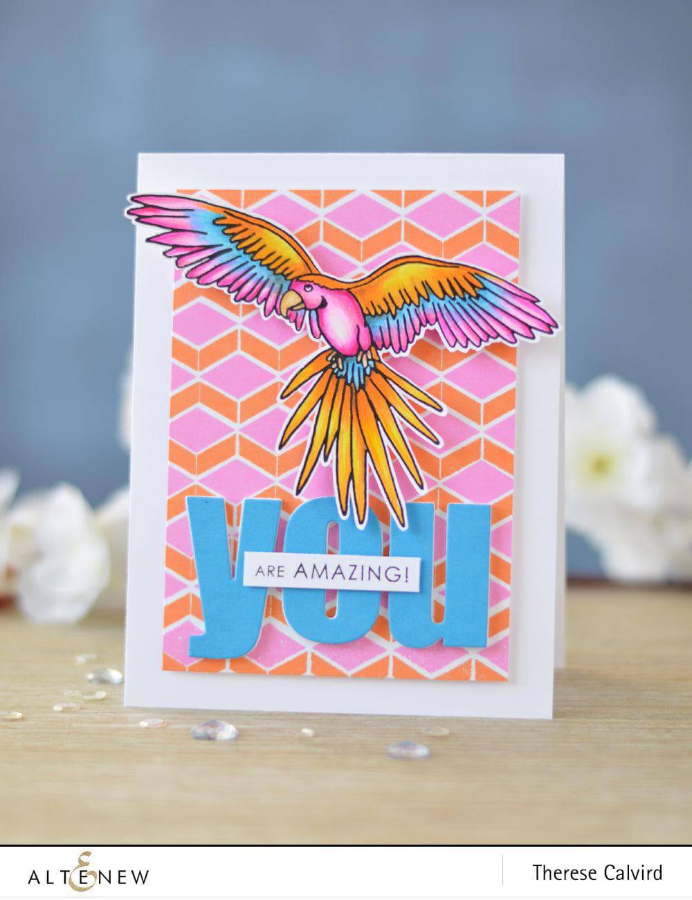 Altenew Summertime Smiles Die Bundle featuring layered die cuts for summer-themed card making and crafting projects.