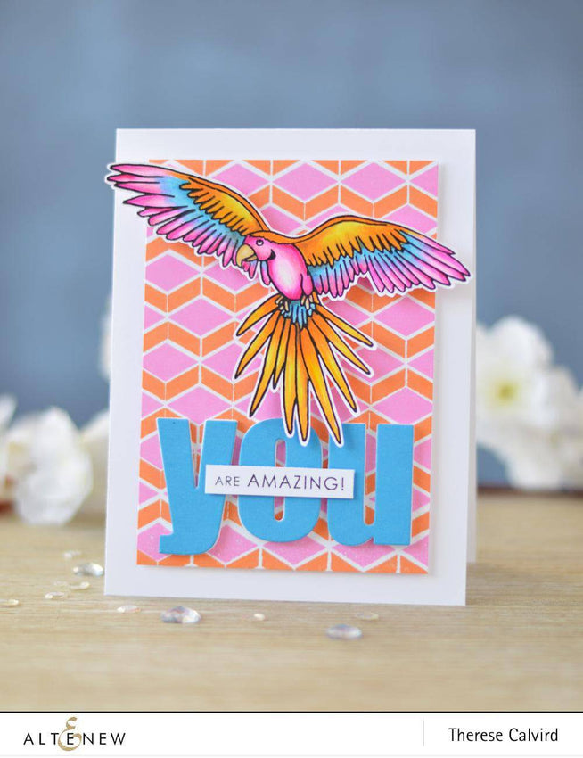 Altenew Summertime Smiles Die Bundle featuring layered die cuts for summer-themed card making and crafting projects.