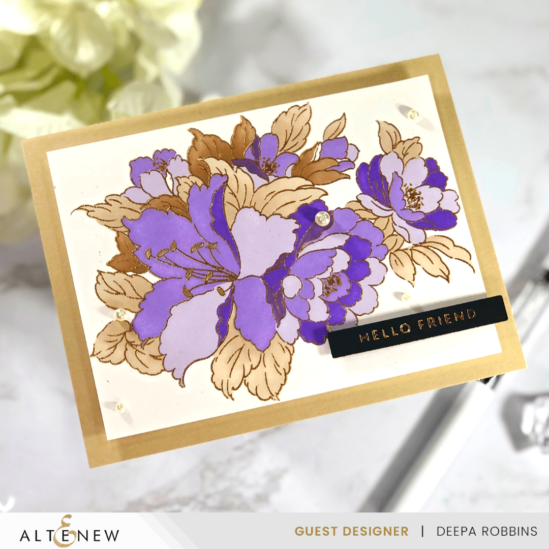Altenew Die & Hot Foil Plate Bundle Essential Sentiments