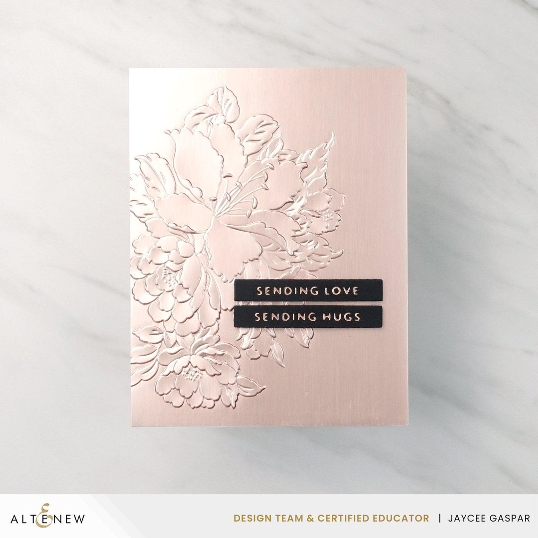 Altenew Die & Hot Foil Plate Bundle Essential Sentiments