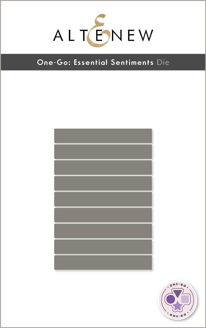 Altenew Die & Hot Foil Plate Bundle Essential Sentiments