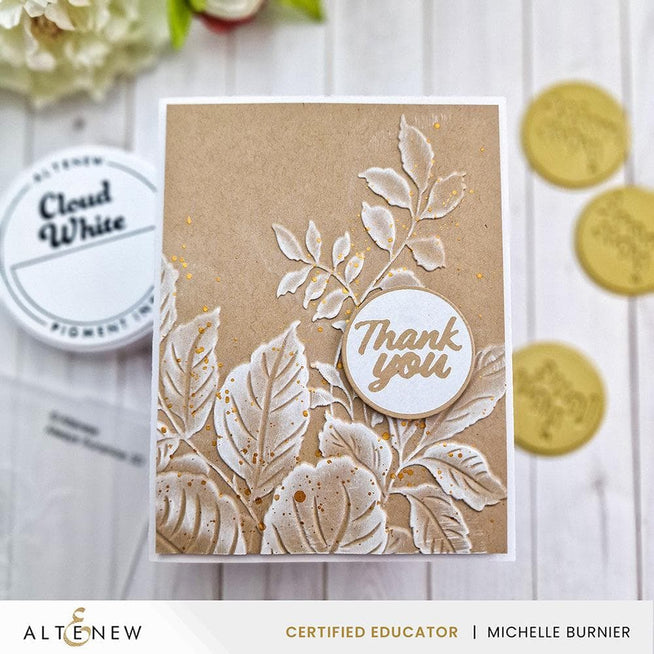 Altenew Everyday Sentiments hot foil plate and die bundle for creating elegant stamped and embossed greeting cards.
