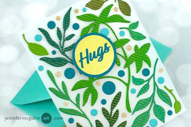 Altenew Everyday Sentiments hot foil plate and die bundle with intricate floral and sentiment designs for crafting projects.