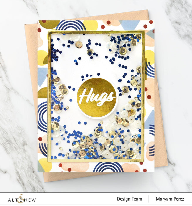 Altenew Everyday Sentiments hot foil plate and die bundle with floral and sentiment designs for card making and crafting.