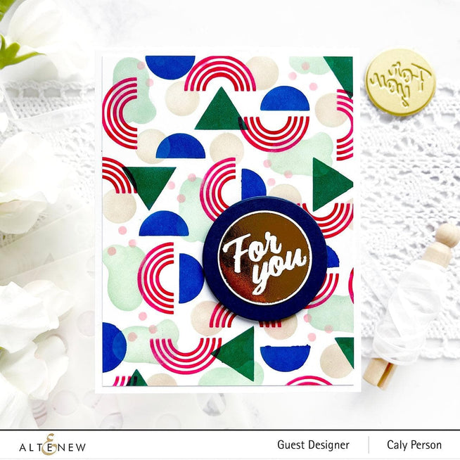 Altenew Everyday Sentiments hot foil plate and die bundle featuring elegant sentiment designs for card making and crafts.