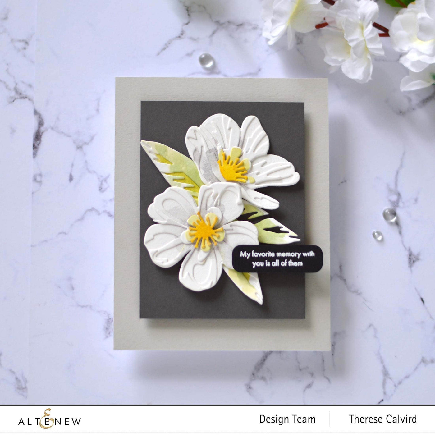 Altenew Die & Paper Bundle Craft-A-Flower: Cistus Layering Die Set & Gradient Cardstock Bundle