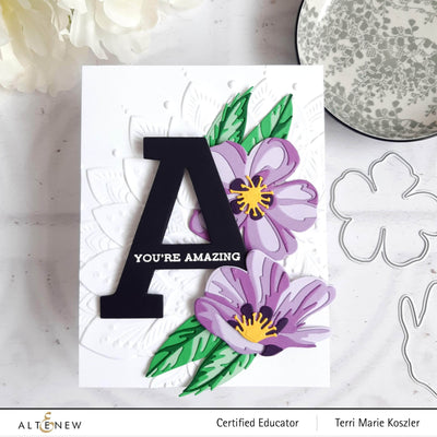 Altenew Die & Paper Bundle Craft-A-Flower: Cistus Layering Die Set & Modern Colors Gradient Cardstock Bundle