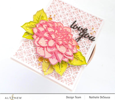 Craft-A-Flower: Dahlia Layering Die Set & Gradient Cardstock Bundle