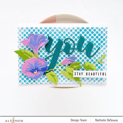 Craft-A-Flower: Morning Glory Layering Die Set & Gradient Cardstock Bundle