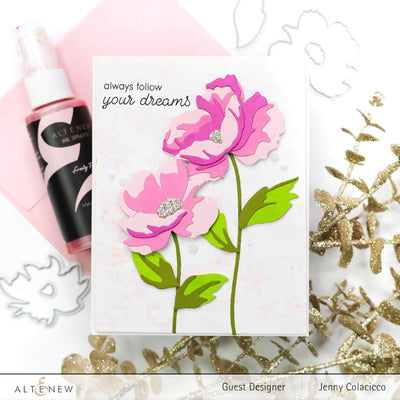 Craft-A-Flower: Poppy Layering Die Set & Gradient Cardstock Bundle ...